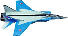 Модель, сборная, Умная бумага, N-184, Истребитель-перехватчик, Миг 31, 1:72