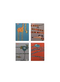 Записная книжка «Длинношеее» А6, 40 листов в клетку, сшивка, Marker Arte, в ассортименте