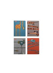 Записная книжка «Длинношеее» А6, 40 листов в клетку, сшивка, Marker Arte, в ассортименте