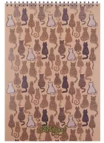 Скетчбук A4 40 листов "Котики" нелинованный