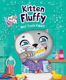 Kitten Fluffy and Tooth fairy (Котёнок Пух и Зубная фея, мелов. 200х240)