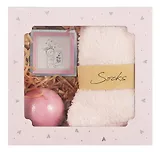 Подарочный набор Pink Dream (бомбочка, носочки, открытка) (16х16) (12-Guangfa-P2)