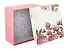Коробка подарочная "Пионы" 15.5*15.5*6.5, картон - 1