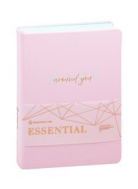 Ежедневник недатированный «Essential. Pink» А5, розовый, 136 листов, кожзам, Greenwich Line