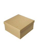 Коробка из картона Xing Zhong квадрат (13,5х13,5х7см) (CH2674G/3)