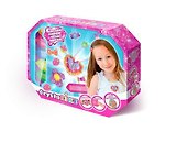 Набор для творчества, Масса для моделирования, 1TOY/Вантой, Crystalike" 6 баночек с аксесс. (2*кор.цепочки, 1* длинная цепочка, 2* стикер листа)"