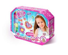 Набор для творчества, Масса для моделирования, 1TOY/Вантой, Crystalike" 6 баночек с аксесс. (2*кор.цепочки, 1* длинная цепочка, 2* стикер листа)"
