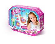 Набор для творчества, Масса для моделирования, 1TOY/Вантой, Crystalike" 6 баночек с аксесс. (2*кор.цепочки, 1* длинная цепочка, 2* стикер листа)"