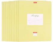 Тетради в клетку Hatber, "Пастель Салатовая", 12 листов, 10 штук