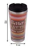 Термостакан Better latte 400мл (пластик) 12-06646-latte - 2