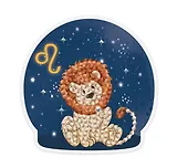 Набор для творчества. Кристальная (алмазная) мозаика ФРЕЯ "Магнит. Знаки зодиака. Лев"