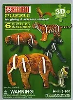 Конструктор, Charmland, Мини, Дикие животные, 6 видов