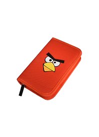 Пенал школьный 1отд. "ANGRY BIRDS" 19*20,5см, полиэстер, красный, Centrum