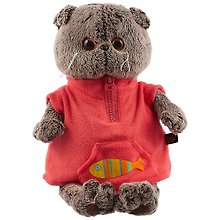 Игрушка мягкая Budi Basa, Басик в красном флисовом жилете (В1) Ks25-068