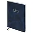 Еженедельник дат. 2026г. А5 80л "Тиволи делавэ" синий, кожзам, мягк.переплет, блинт.тиснение, офсет, тисн.фольгой, 2 ляссе, инд.уп - 2