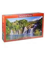 Пазлы 4000 C-400133 Водопады Крка Хорватия (138х68см) (коробка) (Castorland)