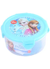 Ланч-бокс Холодное сердце Цветы (круглый) (пластик) (550 мл)