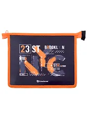 Папка для тетрадей А5 "GRAFFITI" молния, пластик