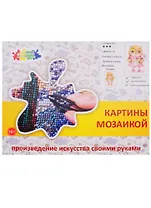 Мозаика Флорти (LE009) (30х40 см) (15 цв.) (подрамник+круглая мозаика+блест. мозаика) (набор для творч.) (18+) (коробка)