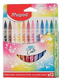Фломастеры «Mini cute» Maped, 12 цветов