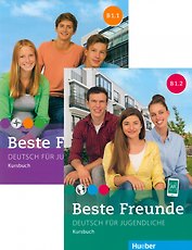 Beste Freunde B1. Paket Kursbuch B1.1 und B1.2. Deutsch für Jugendliche. Deutsch als Fremdsprache (комплект из 2-х книг)
