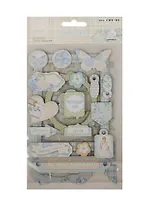 Чипборд (стикер) Цветочное кружево (CHV-06) (34эл. на 3л.) (Рукоделие) (упаковка)