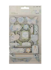 Чипборд (стикер) Цветочное кружево (CHV-06) (34эл. на 3л.) (Рукоделие) (упаковка)