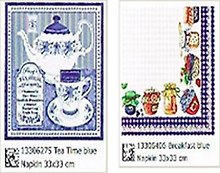 Наб. салф. для декупажа Варенье/Время чая-голубая (6406/6275) (2шт)