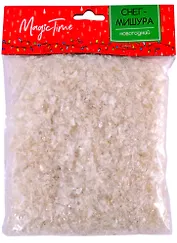 Искусственный снег в пакете (золотистый) (полипропилен) (80 г)