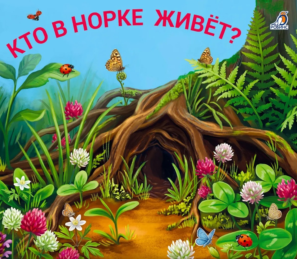 Обложка книги «Кто в норке живет? Книжки - задвижки»