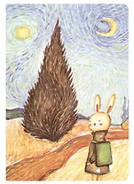 Тетрадь в клетку Rabbit in the country, 36 листов, в ассортименте