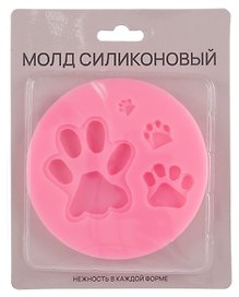 Силиконовый молд Лапки