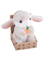 Кролик с морковкой в крафт коробке (12-01568-574)