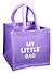 Сумка джутовая My little bag (лавандовая) (20х20х15) (ДЖ2019-12) - 0