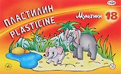 Пластилин Гамма, "Мультики", 18 цветов