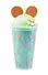 Стакан с эффектом льда  Мороженое Ушки круглые (пластик) (480мл) (12-CHOUWU-YW511) - 0
