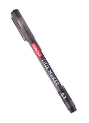 Ручка капиллярная Graphik Line Maker 0.3 черный