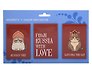 Набор магнитов From Russia with love Коты в кокошниках (3шт) (МВ2025-097)