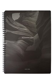 Тетрадь А4 96л кл. "Dune", ущелье, спираль, карт.обл., микротекстурирование, ламинация