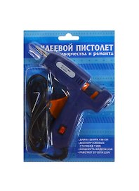 Клеевой пистолет (158683) (12х10,5см) (сетевой) (d-7мм) (упаковка)