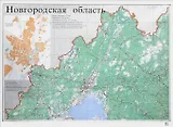 Карта, Новгородская область, на 4 листах 1:200 000