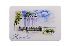 Магнит картон Ротонда на берегу Волги (Ярославль) (МК/601/004)
