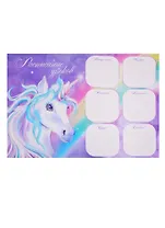 Расписание уроков А3 "МАГИЧЕСКИЙ ЕДИНОРОГ" мелов.картон, выб.Уф-лак