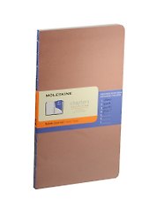 Книга для записей А5 64л лин. "Chapter" Slim розовая, Moleskine