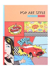 Книга для записей «Pop Art», А4, 80 листов, твердая обложка, BG