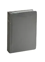 Ежедневник недат. А6 152л "Classic" серый, иск.кожа, поролон, тон.бумага, справ.мат-лы, ляссе, Listoff