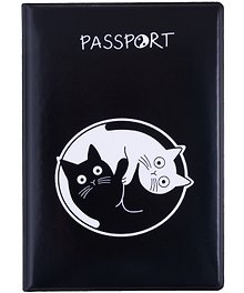 Обложка для паспорта Коты Инь-Ян (ОП2024-422)