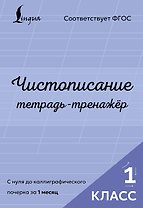 Чистописание: с нуля до каллиграфического почерка за 1 месяц. Тетрадь-тренажёр. 1 класс