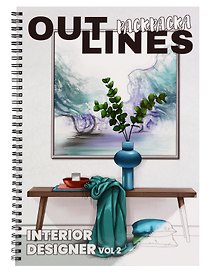 OUTLINES. Раскраска «Interior Designer Vol. 2»