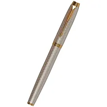 Ручка-роллер чёрная, IM Premium Warm Silver GT, Parker